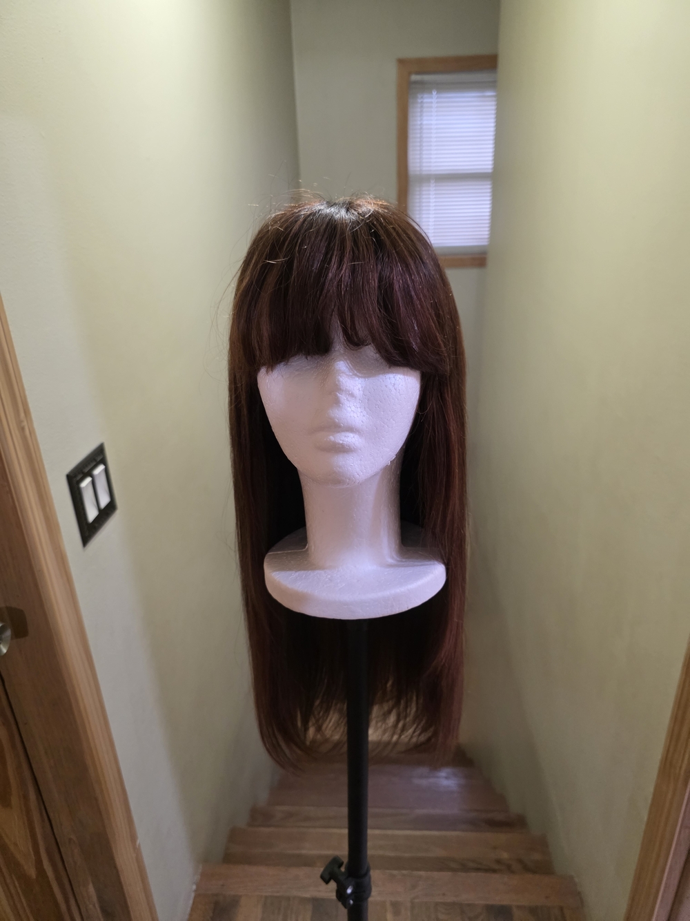 Classic Human Hair Chyna Bang Wig 20in